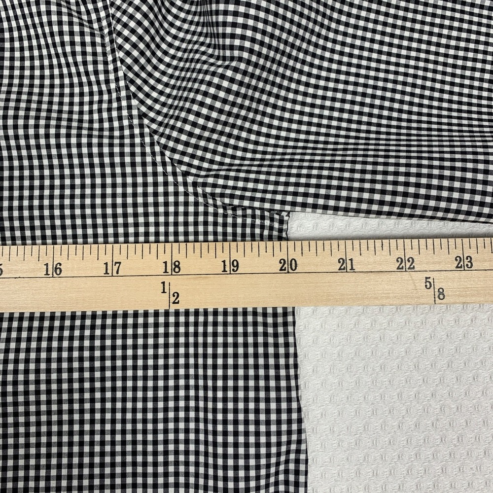 Comptoir Des Cotonniers Gingham Shirt Women’s Large Frill Collar Cotton - Picture 6 of 11